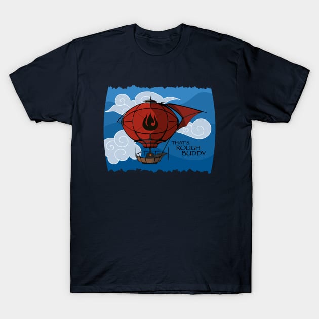 Fire Balloon T-Shirt by FandomFanatic